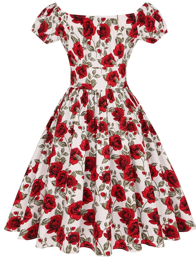 Rockabilly Women Swing Dress, Party Dresses- 50s 60s